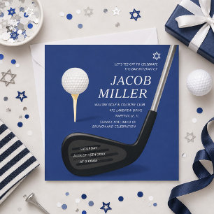 Convite de Bar Mitzvah de Golfe Country Club