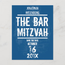Convite de Bar Mitzvah Rock Band Save the Date Tod