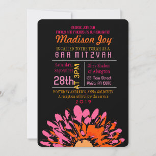 CONVITE DE BAT MITZVÁ DAISY TÃO BONITO