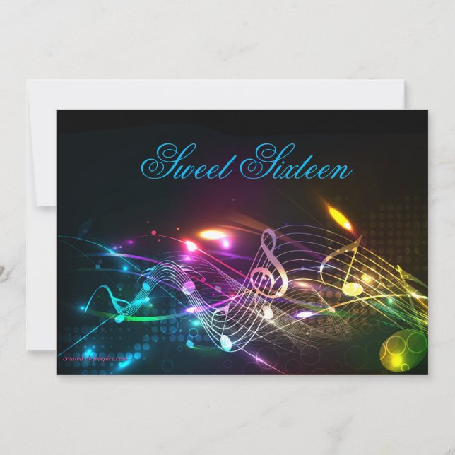 Convite de Bat Mitzvah, Luzes Neon Brilhantes (Frente)