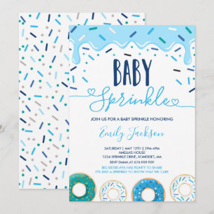 Convite de Bebê Donut Polvilhado Com Amor