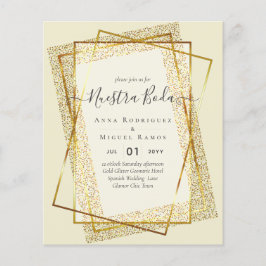 Convite de Boda, Orçamento DOURADO para Casamento