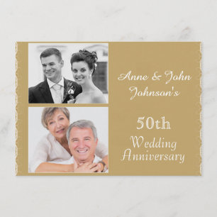 Convite de Bodas de Ouro 50 Anos