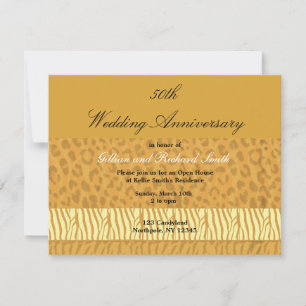 Convite de Bodas de Ouro 50 Anos