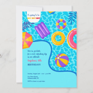 Convite de Boias para Piscina