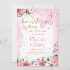Convite de Borboleta Editável