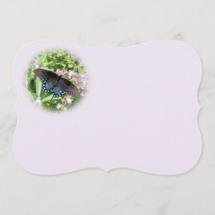 Convite de Borboleta ou Saudação - Personalize