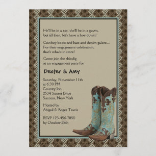 Convite de Botas Western