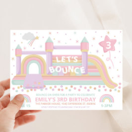 Convite de Bouncy Castle Birthday