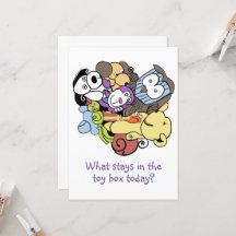 Convite de brinquedos de guloseimas