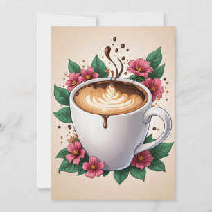 convite de brunch de aniversário floral