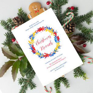 Convite de Brunch de Natal