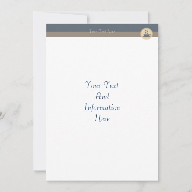 Convite de café quente (Frente)