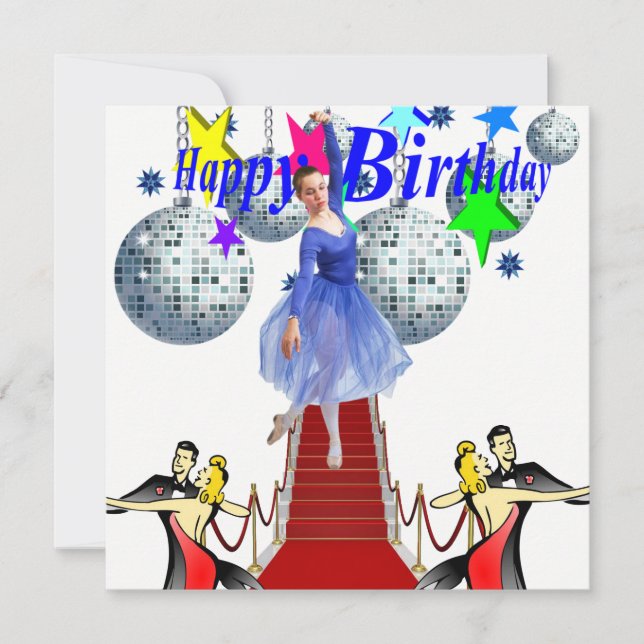 Convite de Cartão de Aniversário (Frente)