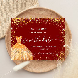 Convite de cartão de data de save the date de vest