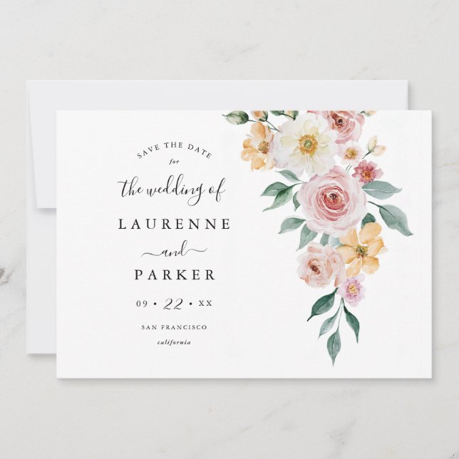 Convite de Cartão de Foto de Data de Salvamento de (Frente)