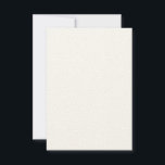 Convite de cartão em feltro rústico écru 8,9 cm x<br><div class="desc">Eleve suas ocasiões especiais com convites personalizados de feltro ecru 3, 5" x 5".</div>