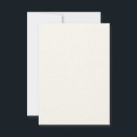 Convite de cartão em feltro rústico écru 8,9 cm x<br><div class="desc">Eleve suas ocasiões especiais com convites personalizados de feltro ecru 3, 5" x 5".</div>