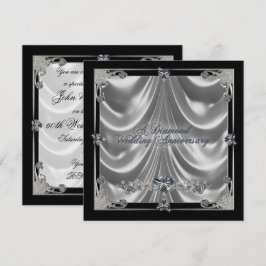 Convite de Cartão para 60º Aniversário de Casament