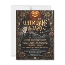 Convite de cartão para festa de Halloween de Fanta