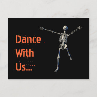 Convite de Cartão Postal de Festa Halloween