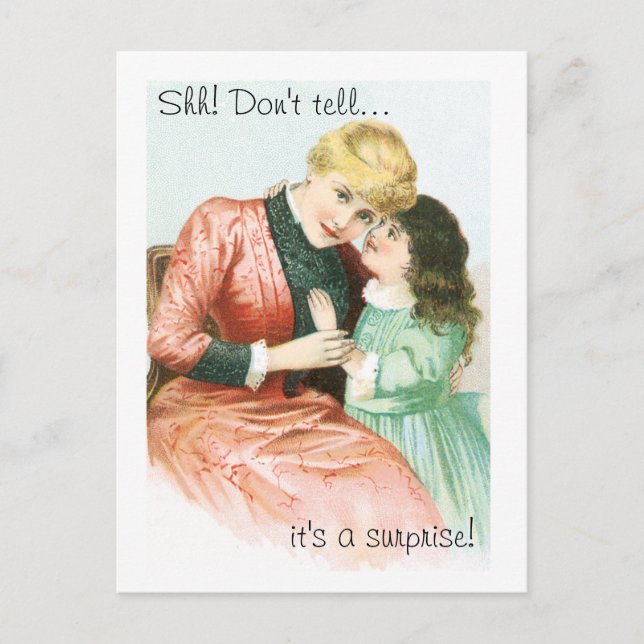 Convite de Cartão Postal de Parte Surpresa (Frente)