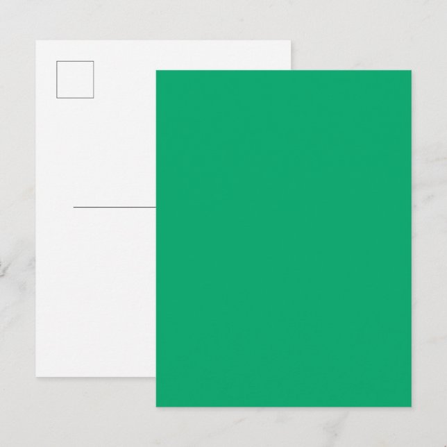 Convite de Cartão Postal Personalizado Esmeralda C (Frente/Verso)