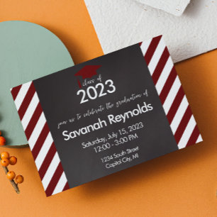 Convite de Casa Aberta de Formatura com Foto