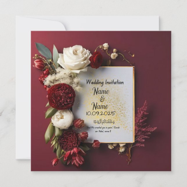 Convite de casamento (Frente)