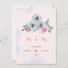 Convite de casamento