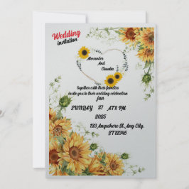 Convite de casamento