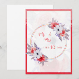 Convite de casamento