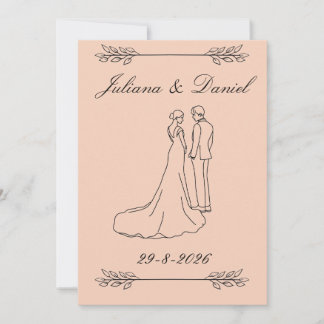 convite de casamento
