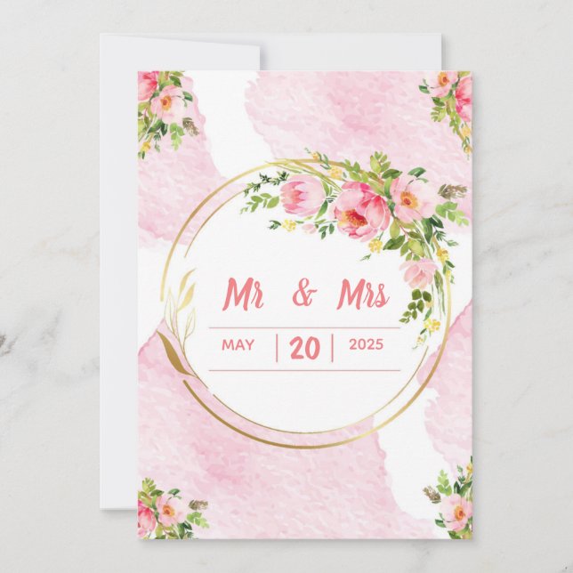 Convite de casamento (Frente)