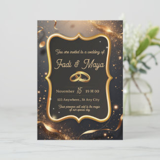 Convite de casamento
