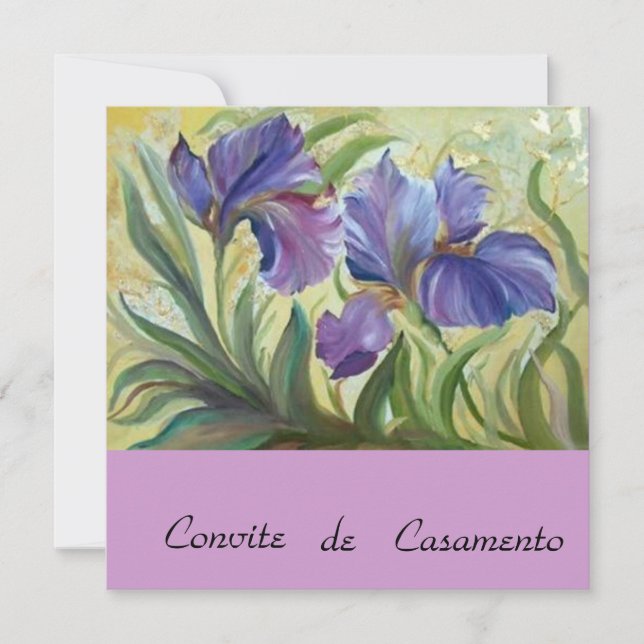 convite de casamento (Frente)