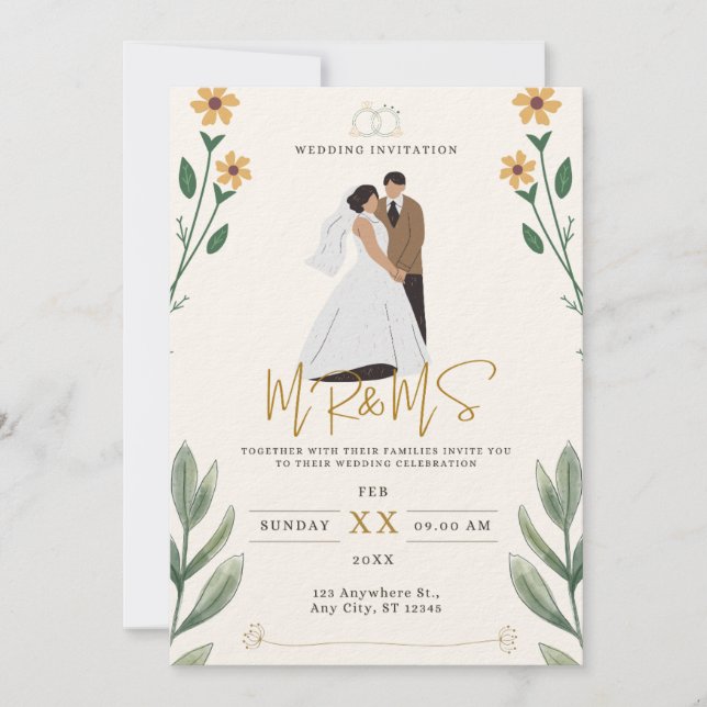 CONVITE DE CASAMENTO  (Frente)