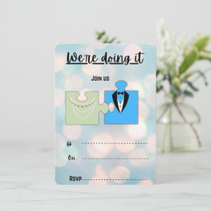 Convite de casamento