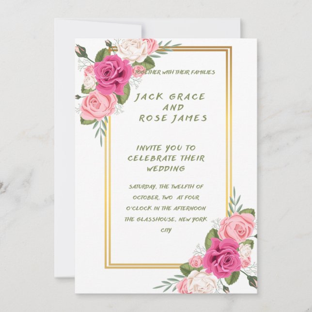 Convite de Casamento (Frente)