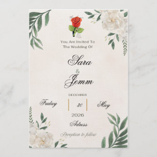 Convite de Casamento