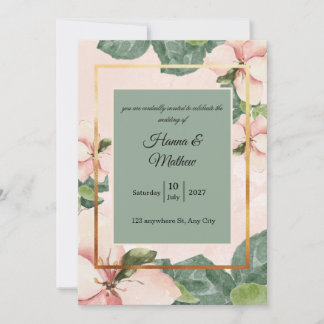 convite de casamento