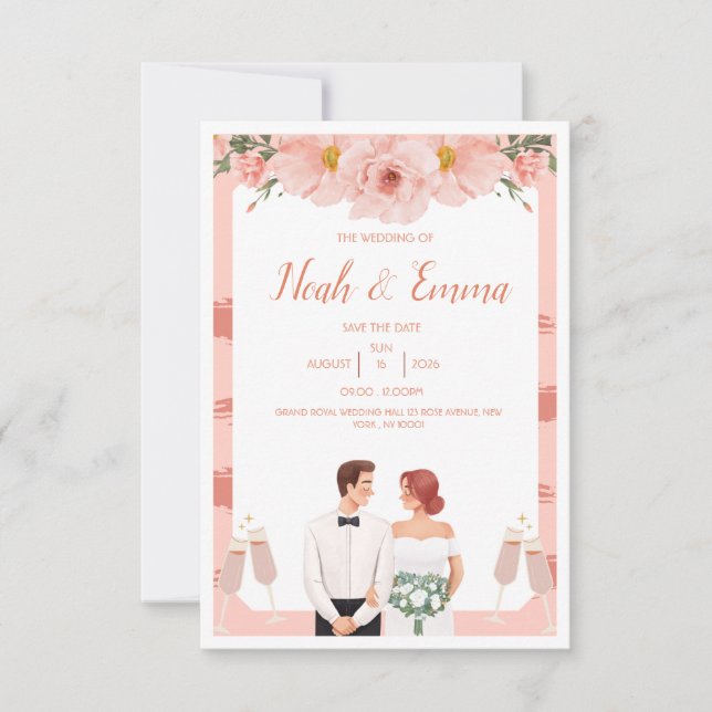 Convite de casamento (Frente)