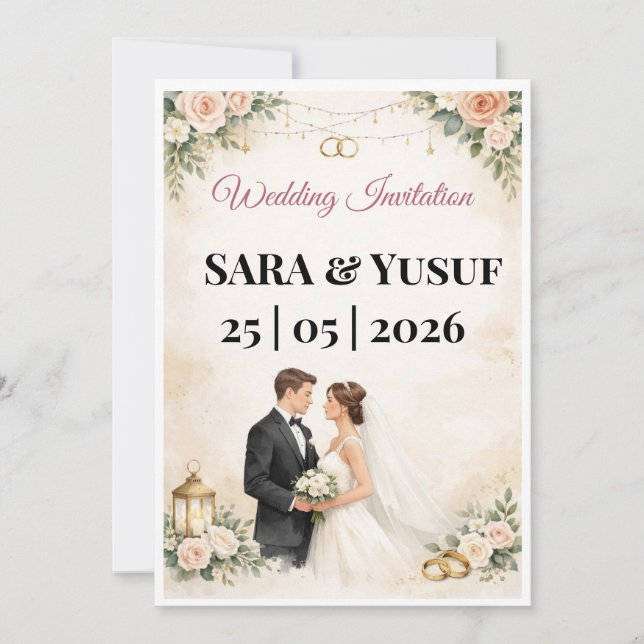 Convite de Casamento (Frente)