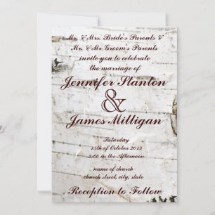 Convite de casamento