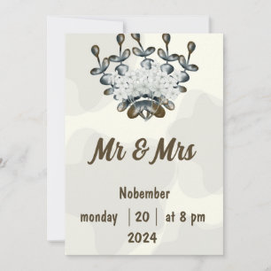 Convite de casamento