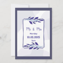 Convite de casamento