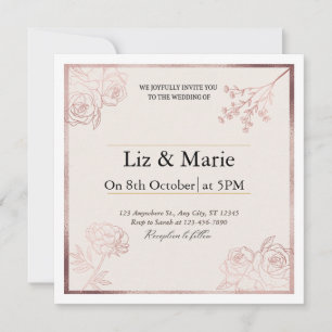 Convite de Casamento