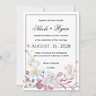convite de casamento