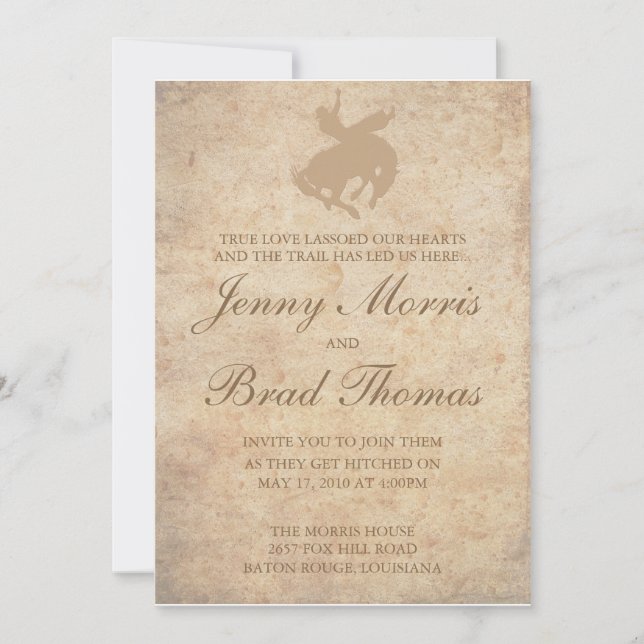 Convite de casamento (Frente)