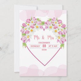 Convite de casamento